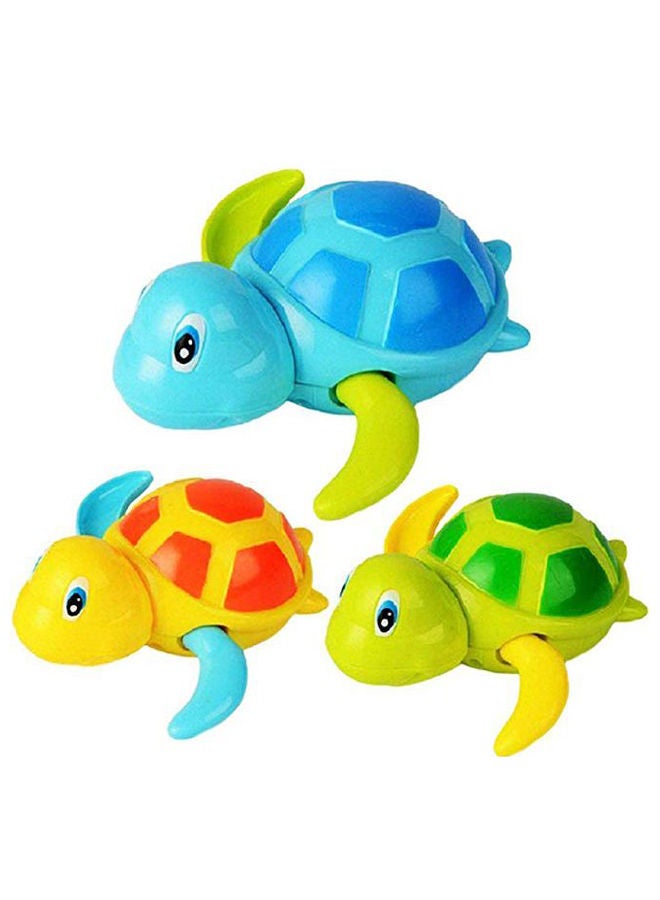 نيبمينينت طقم ألعاب استحمام عائمة بتصميم سلحفاة مزوّدة بزنبرك من 3 قطع 12 x 11سنتيمتر - Image 1
