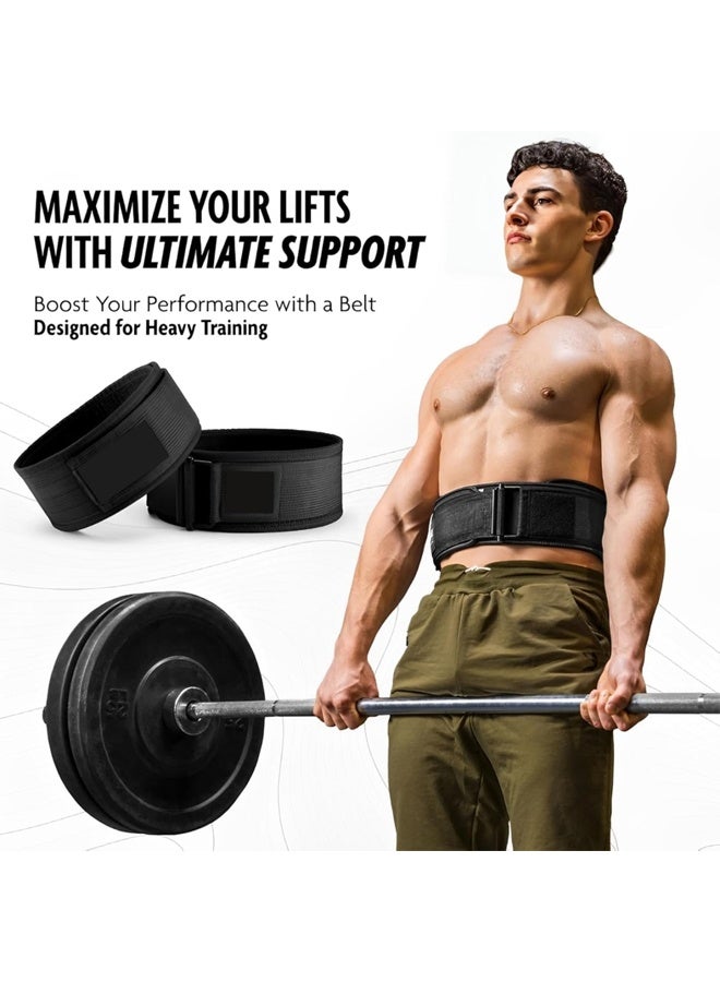 DUNISO Weight Lifting Belt， Adjustable Self-Locking Gym Belt，Multifunctional Protective Gym Belt，for Strength Training and Fitness Exercises - Image 2