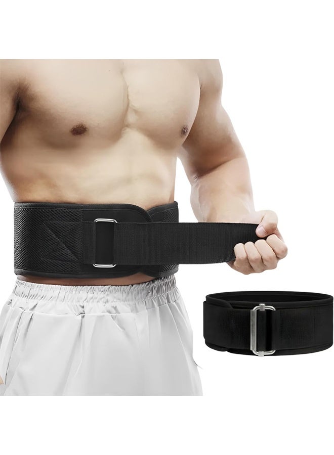 DUNISO Weight Lifting Belt， Adjustable Self-Locking Gym Belt，Multifunctional Protective Gym Belt，for Strength Training and Fitness Exercises - Image 1