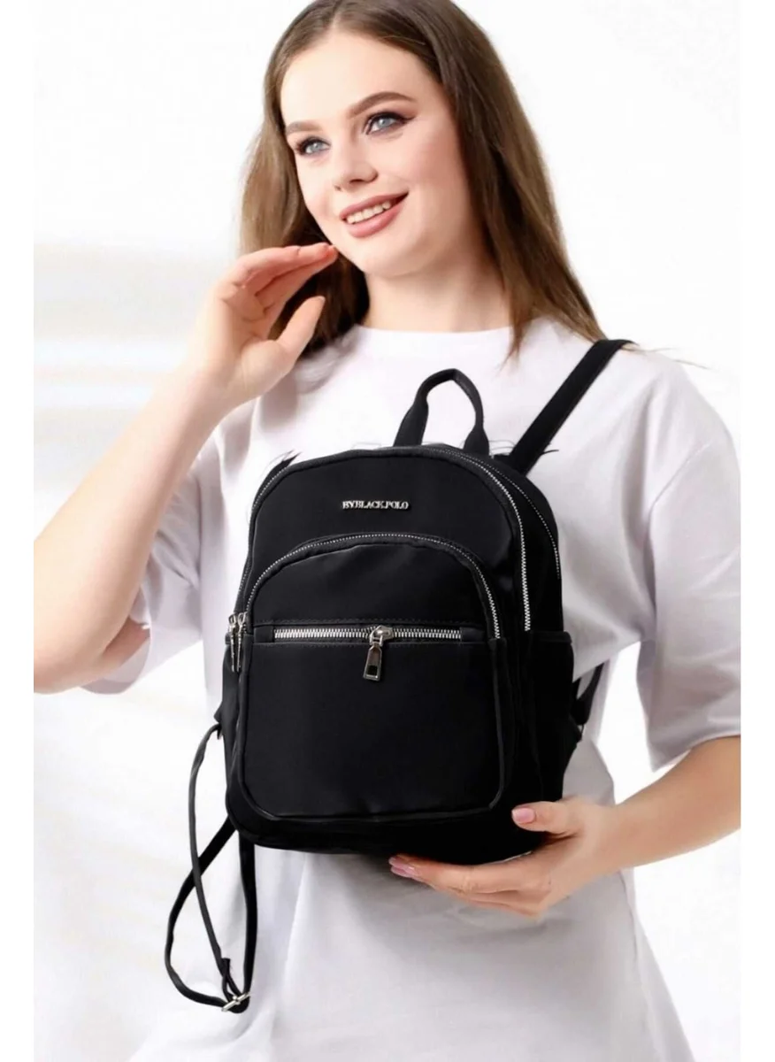 Tezzgelsin Unisex Waterproof Satin Artificial Leather Daily Use Backpack