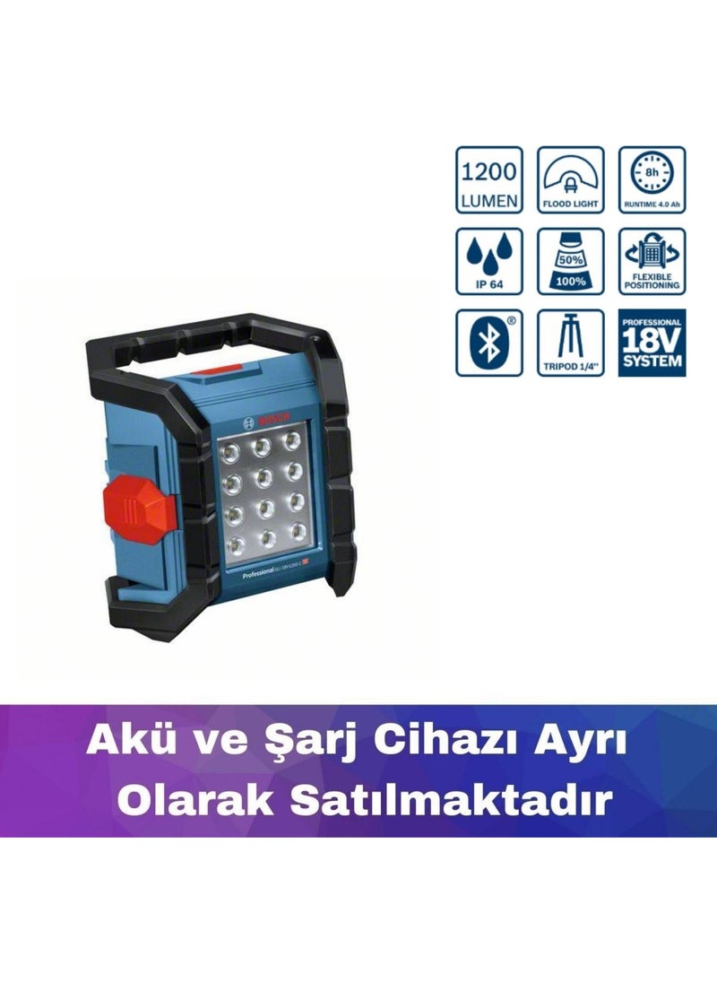 Glı 18V-1200C Cordless Flashlight (No Battery and Charger) 0601446700