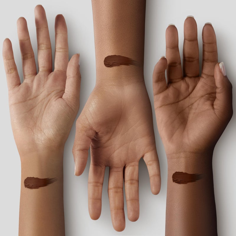 YENSA Serum Foundation Makeup - Super Silk Full Coverage Foundation Enriched with Peptides, Vitamin C & Ferulic Acid to Help Reduce Fine Lines, Wrinkles & Dark Circles - Deep 4 (1 oz) - Image 3