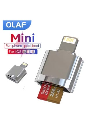External Memory Card Reader Adapter Micro TF SD Connector Memory Card Adapter for Apple iPhone iPad Apple MacBook Pro iOS13 System from OTG to Micro High Speed ​​Converter with Memory Card Slot - pzsku/ZD5800452C463FE63384DZ/45/_/1730190860/36345917-8b9b-4ede-8362-020d38486f09