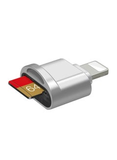 Apple House External Memory Card Reader Adapter Micro TF SD Connector Memory Card Adapter for Apple iPhone iPad Apple MacBook Pro iOS13 System from OTG to Micro High Speed ​​Converter with Memory Card Slot  - Image 2