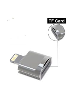 Apple House External Memory Card Reader Adapter Micro TF SD Connector Memory Card Adapter for Apple iPhone iPad Apple MacBook Pro iOS13 System from OTG to Micro High Speed ​​Converter with Memory Card Slot  - Image 5