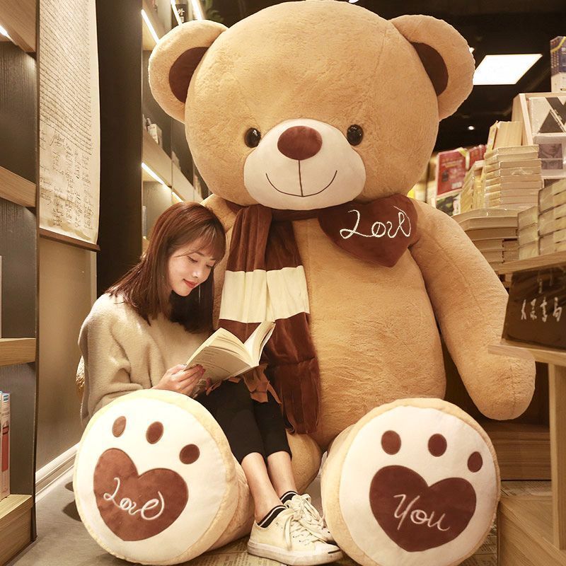 Teddy Bear Plush Toy Stuffed Animal Children's Pillow Birthday Gift for Girls