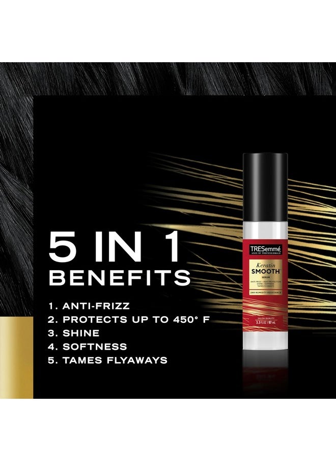 TRESemmé TRESemmé Expert Keratin Smooth Hair Care Set - Heat Protection Spray, Shine Serum with Marula Oil, and Thermal Leave-in Spray, Anti-Frizz Products (3 Piece Set)  - Image 5