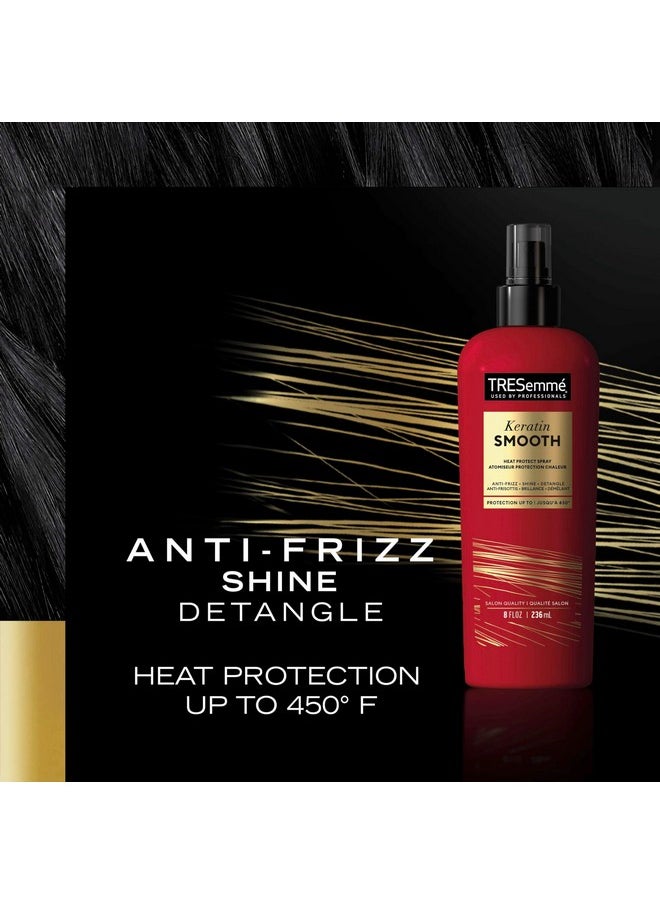 TRESemmé TRESemmé Expert Keratin Smooth Hair Care Set - Heat Protection Spray, Shine Serum with Marula Oil, and Thermal Leave-in Spray, Anti-Frizz Products (3 Piece Set)  - Image 3