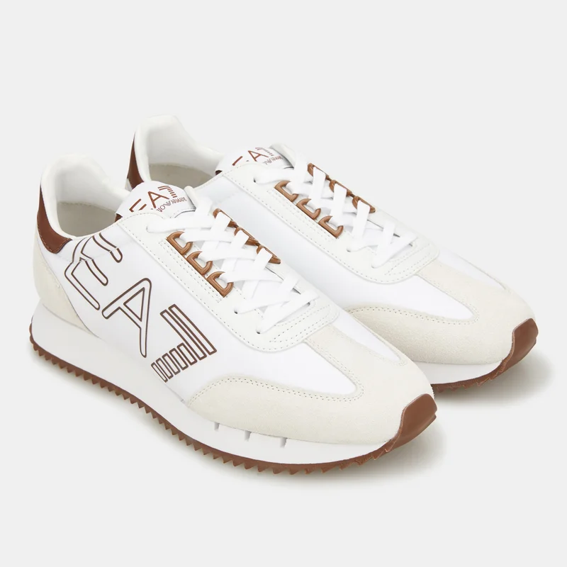 EA7 Emporio Armani Men's Logo-Print Lace-Up Shoe