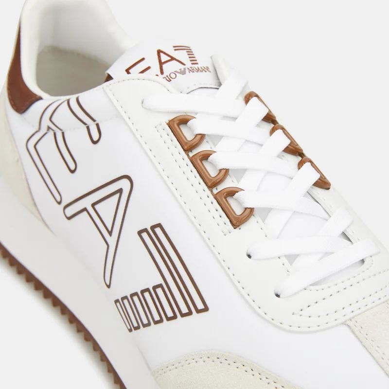 EA7 Emporio Armani Men's Logo-Print Lace-Up Shoe