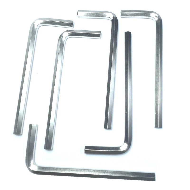 Zdingtech 6 قطع 5/32 مجموعة مفاتيح ألين 5/32 بوصة مجموعة مفاتيح ربط سداسية مفتاح ألين مفتاح باب على شكل حرف L بذراع طويل. - Image 5