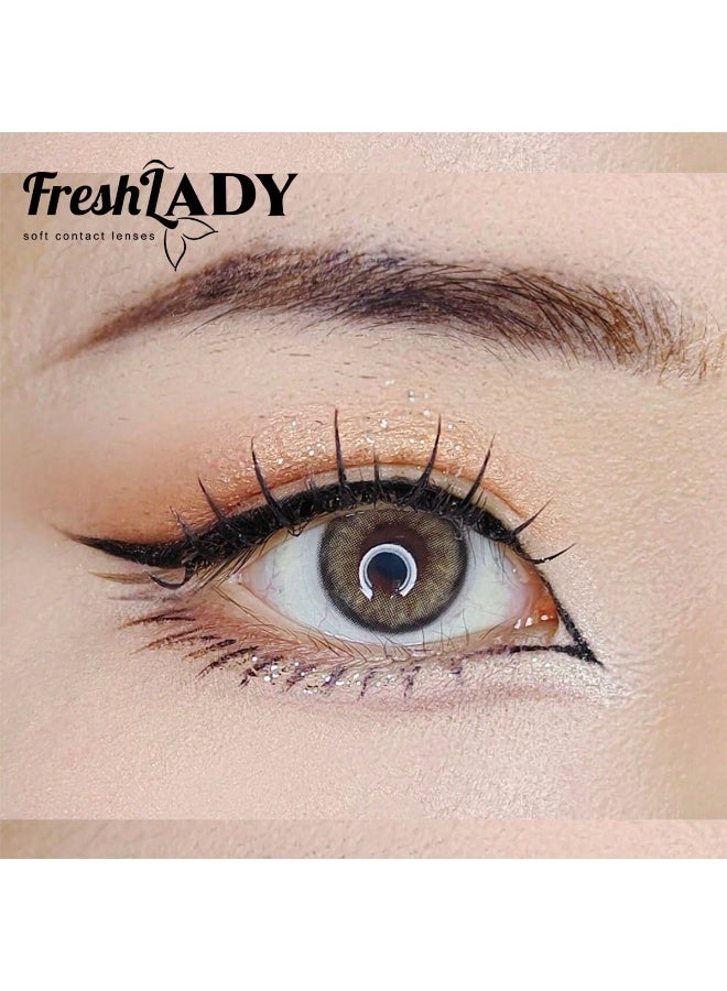 Soft contact lenses for the eye - Fog Pearl Gray