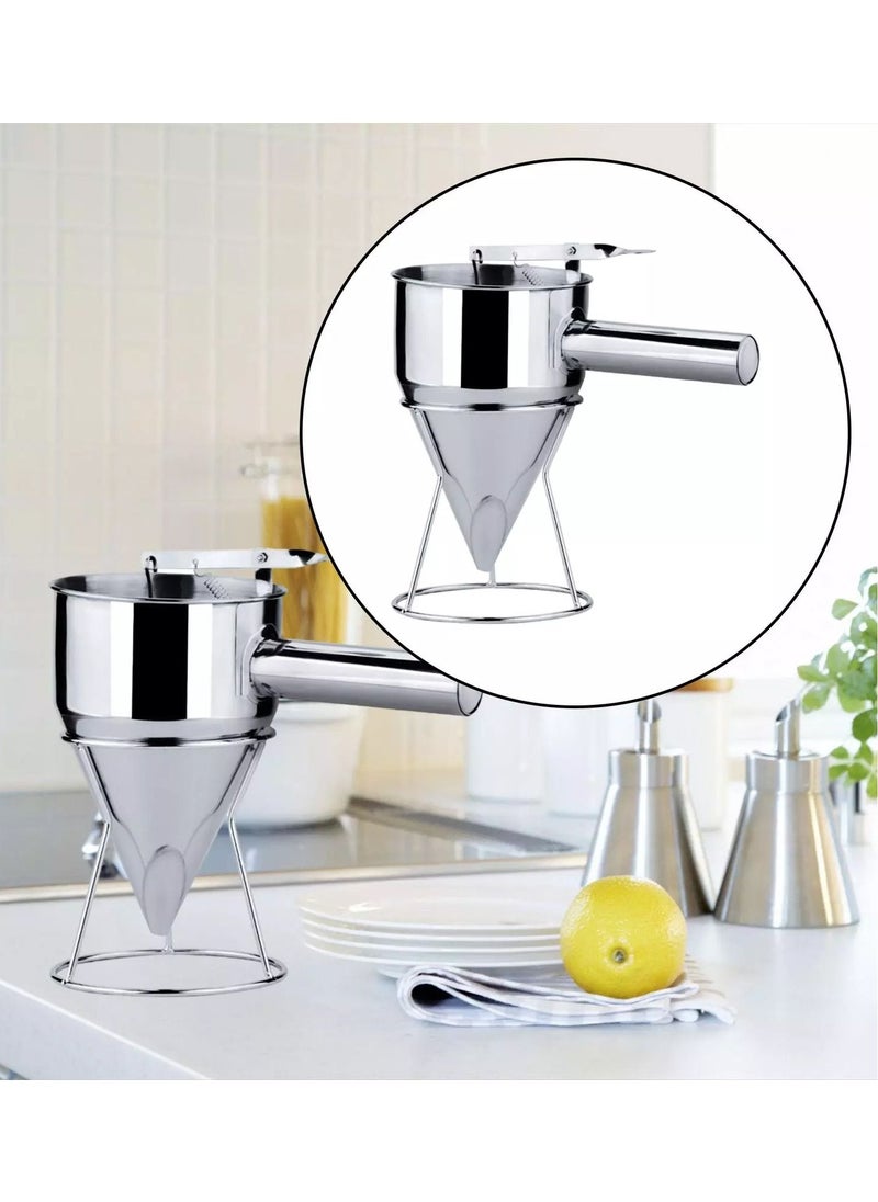 Generic - Pancake Dough Dispenser Stainless Steel Batter Dispenser Pastry Tools Baking Waffle Cake Gadgets Kitchen Accessories - Image 1