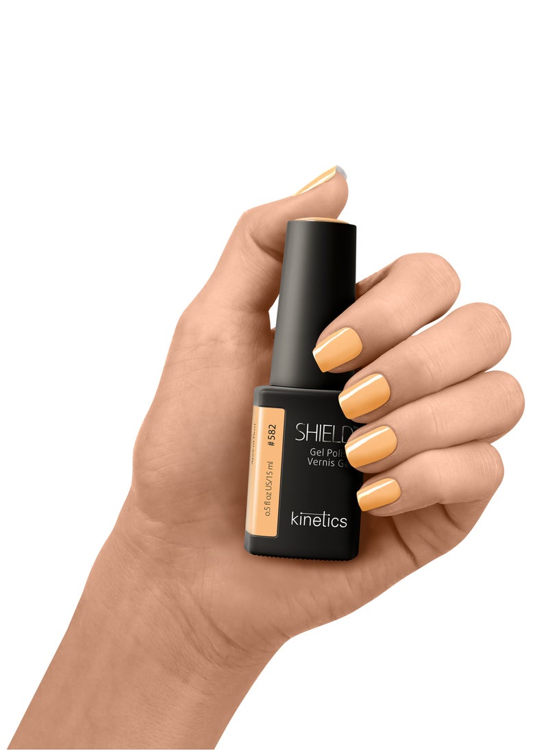 KINETICS SHIELD GEL POLISH 15 ML | #582 APRICOT DUST  - Image 2