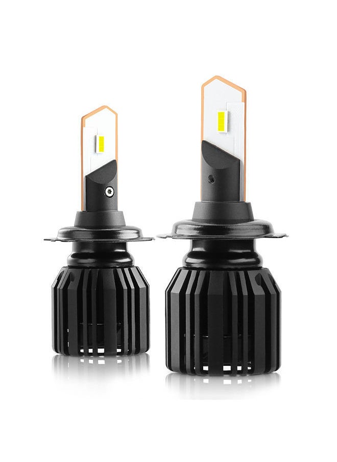 Generic 2Pcs IP68 Waterproof 50W Car LED Headlight Bulbs LED Driving Lamp All-in-one Conversion Kit H7  - Image 1
