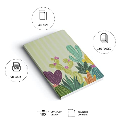 FACTOR NOTES A5 Notebook: Ruled | 90 GSM | 160 Pages (Prickly Pair) - Image 3