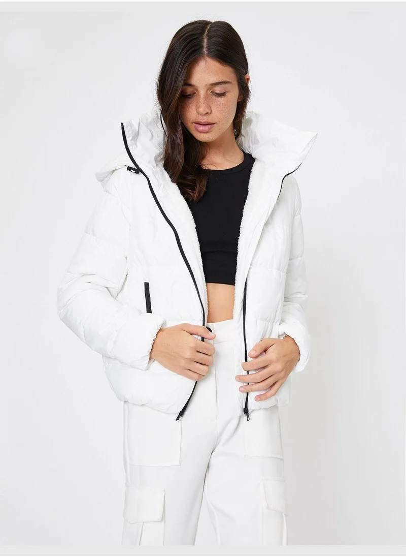 KOTON Hooded Puffer Coat