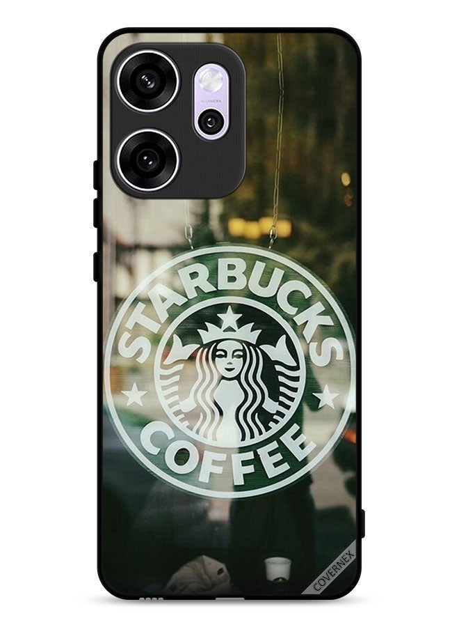 Covernex Oppo Reno14 F Protective Case Cover Starbucks Coffee Lover