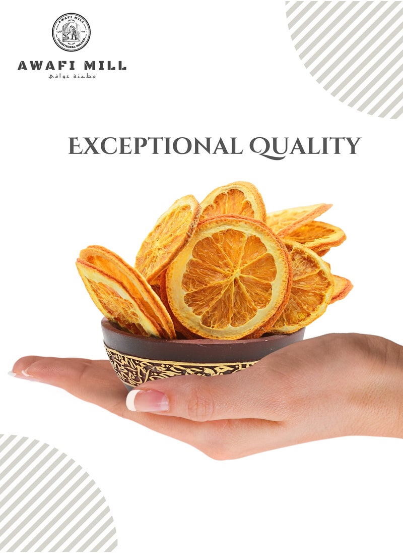 Awafi Mill - Dried Orange Slices | No Preservatives | 100% Natural and Aromatic | Bulk Dried Fruit | Organic Dried Whole Orange Slices | Natural Fruit - Image 1