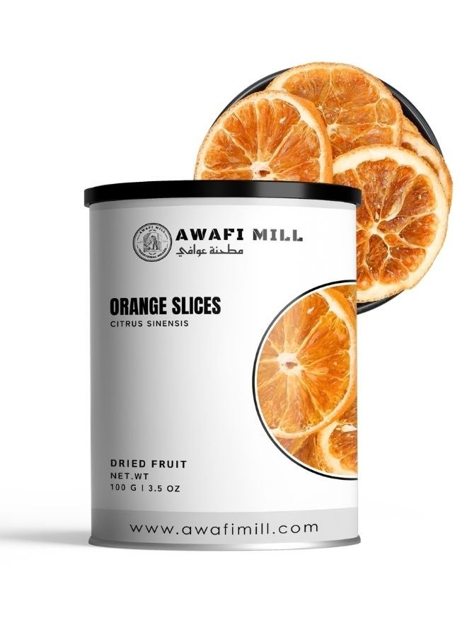 AWAFI MILL Dried Orange Slices | Naturally Zesty Citrus Wheels for Teas & Infusions, Cakes & Garnish - 100 g | 3.5 Oz - Image 1