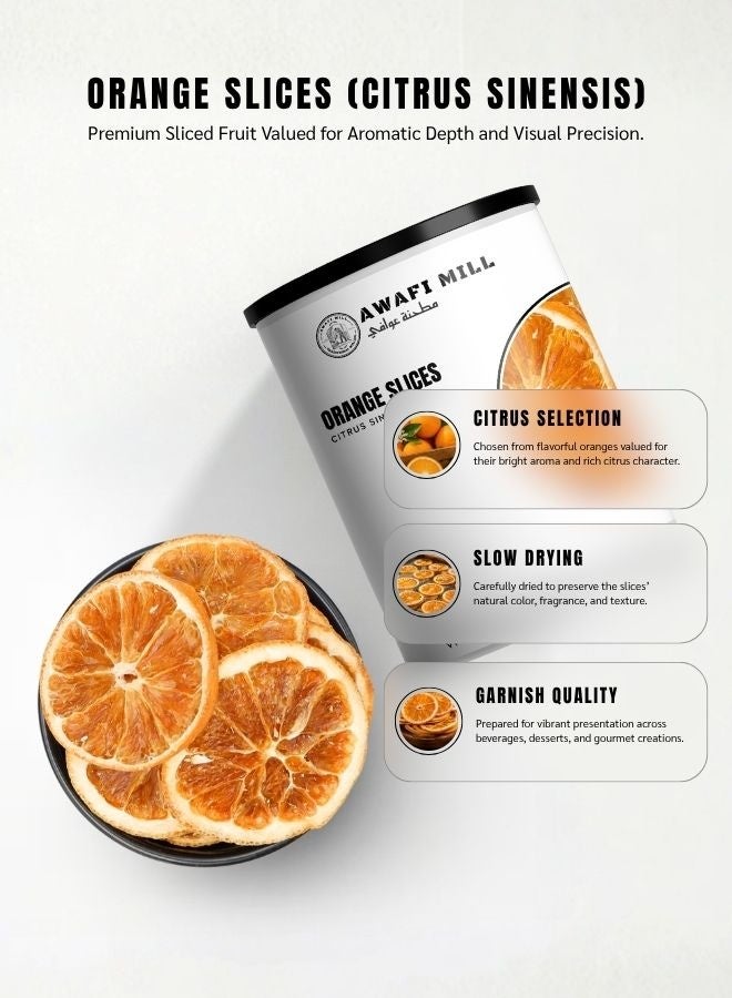 AWAFI MILL Dried Orange Slices | Naturally Zesty Citrus Wheels for Teas & Infusions, Cakes & Garnish - 100 g | 3.5 Oz - Image 5