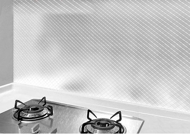 HomeFast Kitchen Stickers Oil Proof Waterproof Self-Adhesive Wallpaper Aluminum Foil Moisture-Proof Sticker Stove Drawer Decor Film - Image 3