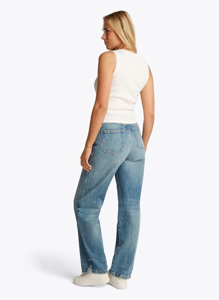 TOMMY JEANS Crew Neck Logo T-Shirt - Image 2