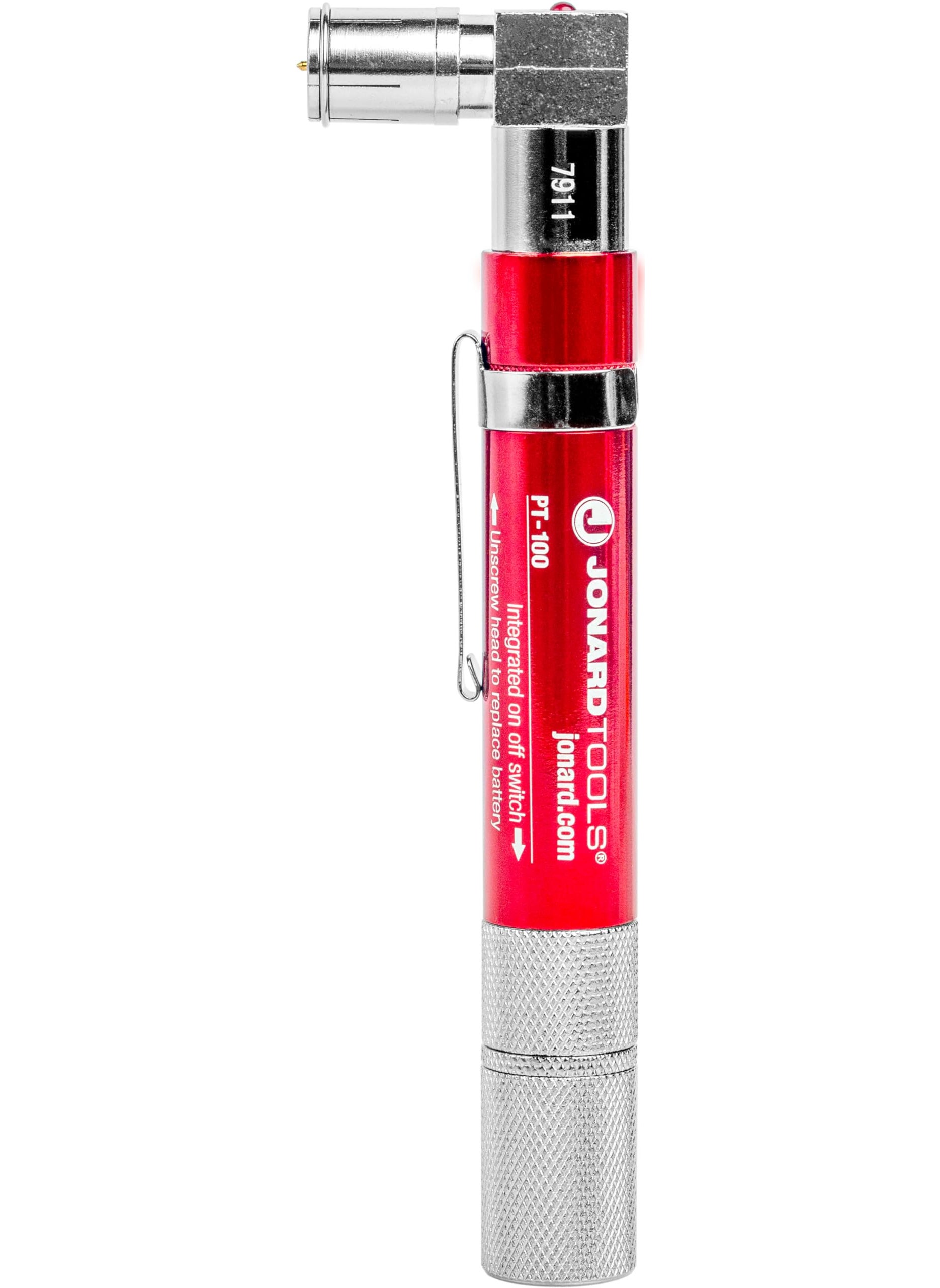 Jonard Tools Jonard Tools PT-100 Coax Cable Wire Tracer Pocket Continuity Tester & Toner with Audible Beep and LED, Red  - Image 1