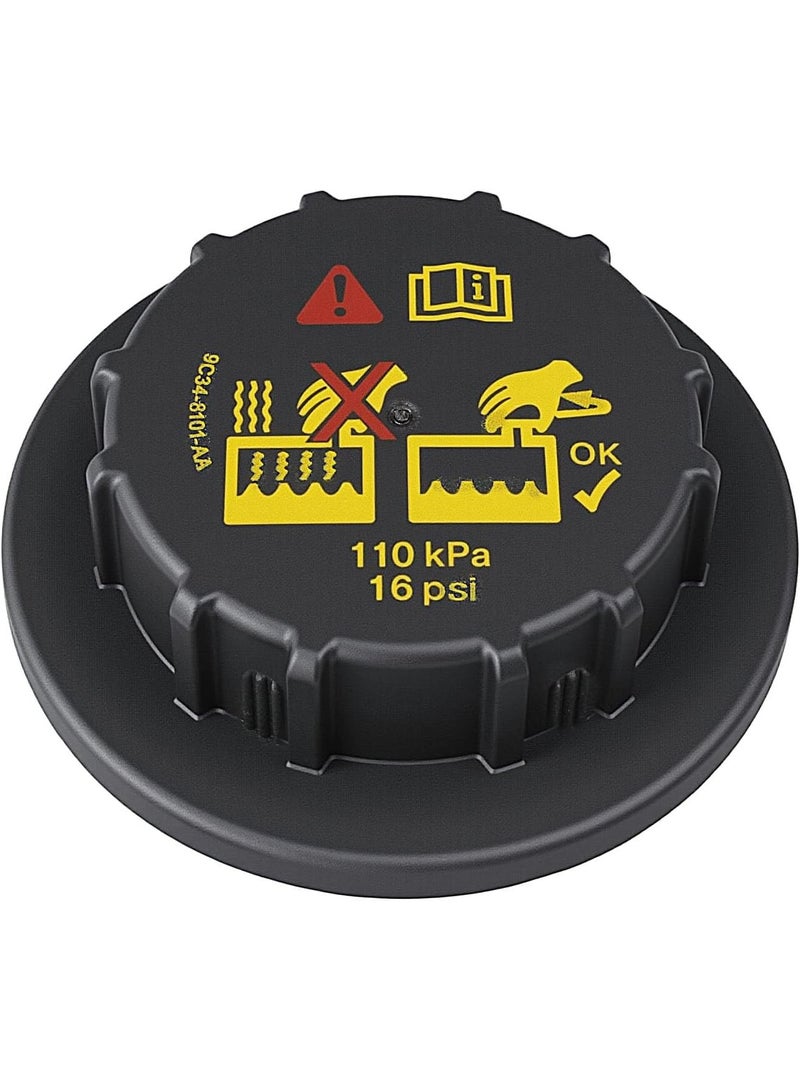 Radiator Pressure Cap, 9C3Z-8101-B, 9C3Z8101B,Coolant Reservoir Cap Replace RS-527, RS527,Fit for Ford 6.0 7.3 Powerstroke - Explorer F150 F250 F350 Mustang Taurus, Lincoln, Mercury - Image 1
