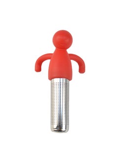 Creative Human-Shaped Tea Infuser Red