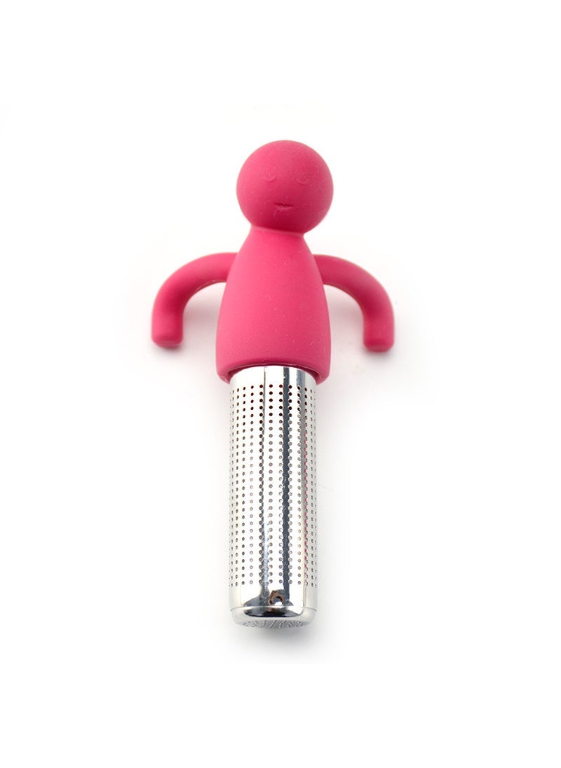 Generic - Creative Human-Shaped Tea Infuser Red - Image 1