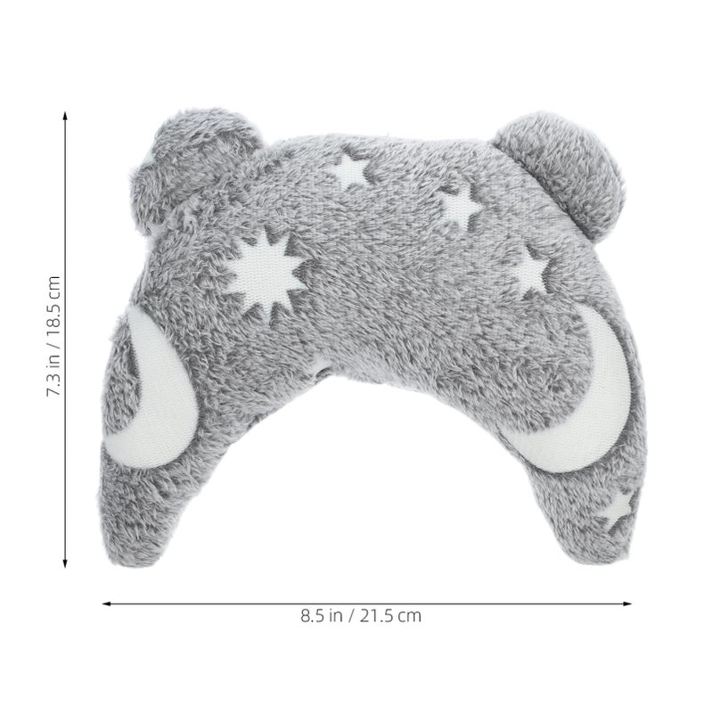 Glow In The Dark U Shaped Calming Pet Pillow For Cats And Dogs Travel Comfort - Image 3