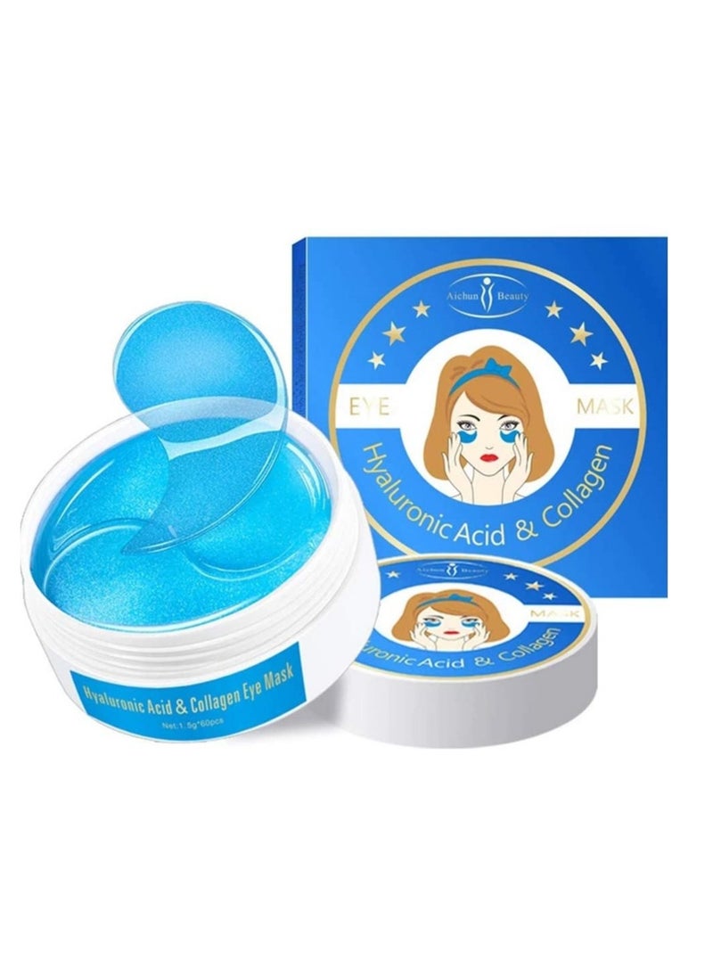 Aichun beauty AICHUN BEAUTY 30 Pair Collagen Eye Mask Patch Hydro Gel Pad Anti-Wrinkle Dark Circles Bags Soft Smooth Skin Care Hydration Moisturizing (HYALURONIC ACID)  - Image 1