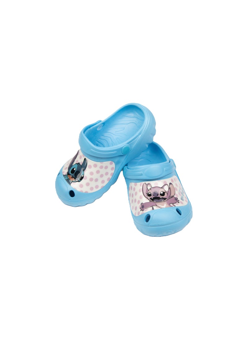 Lilo & Stitch Kids Clogs with Fun Character Design- Lightweight & Comfortable Slip-On Sandals  – Blue - Image 3