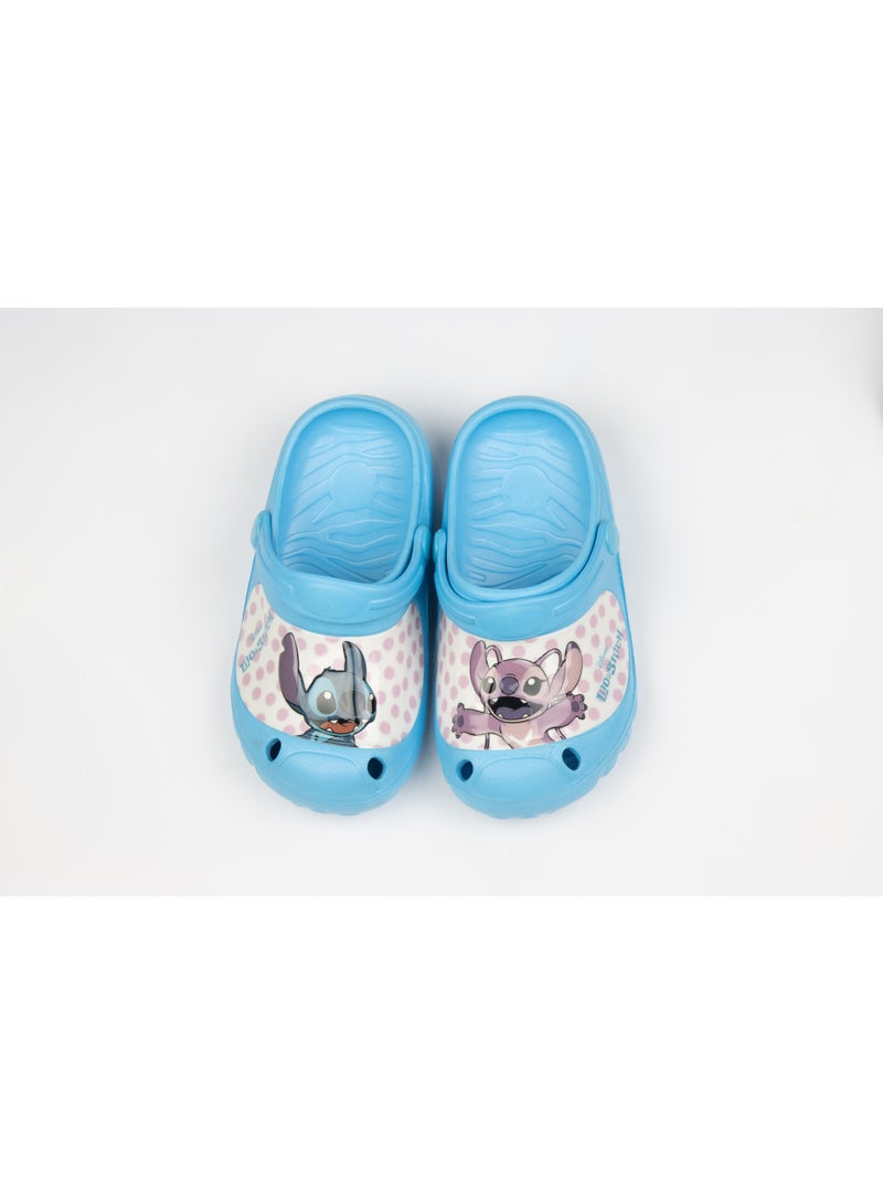 Lilo & Stitch Kids Clogs with Fun Character Design- Lightweight & Comfortable Slip-On Sandals  – Blue - Image 1
