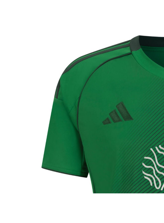 adidas قميص الأهلي الأساسي لموسم 25/26 أخضر  - Image 2