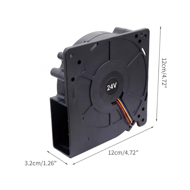 Powerful 24V 4Pin DualBall Bearing DC24V Blower Fan for P1P 3D Printer Cooling 12032 12CM 4000RPM Cooling Fan - Image 4
