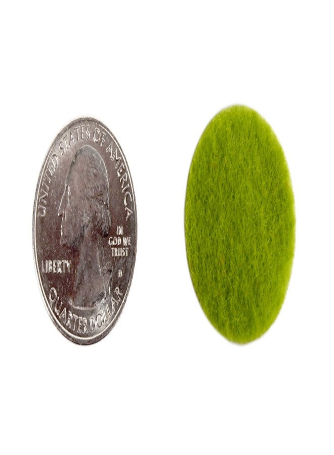 Playfully Ever After Pear Green Craft Felt Circles (1 Inch - 100pc) - Image 2