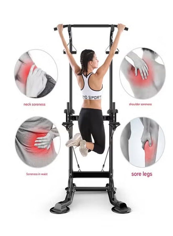 keke Multi-Function Adjustable Power Tower Pull-Up & Dip Station Strength Training Equipment for Gym - Image 5