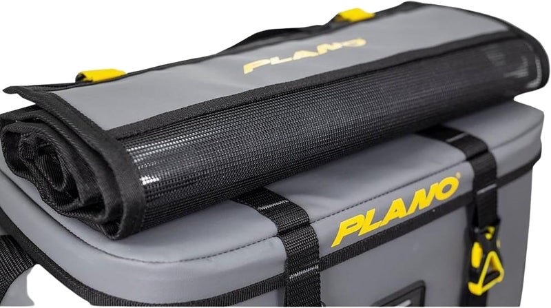 PLANO Z-Series Lure Wrap, Gray and Black with Clear Compartments, Waterproof Pack-and-Roll Storage for Fishing Lures, Bait, & Terminal Tackle, MOLLE Attachments - Image 4