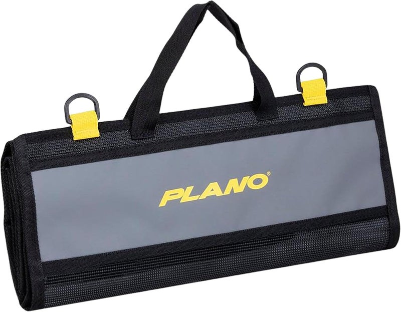 PLANO Z-Series Lure Wrap, Gray and Black with Clear Compartments, Waterproof Pack-and-Roll Storage for Fishing Lures, Bait, & Terminal Tackle, MOLLE Attachments - Image 3