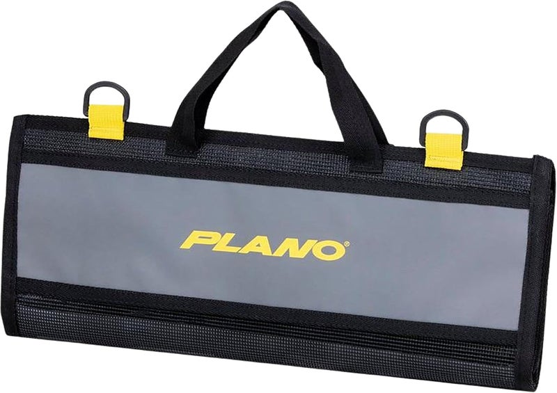 PLANO Z-Series Lure Wrap, Gray and Black with Clear Compartments, Waterproof Pack-and-Roll Storage for Fishing Lures, Bait, & Terminal Tackle, MOLLE Attachments - Image 1