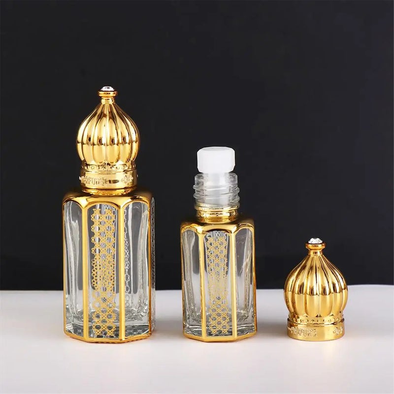 زجاجات عطر كريستال لعبوة الزيوت العطرية بحجم 3/6/12 مل - زجاجات عطر للسفر - قارنات عطر عينة - زجاجات عطر عربية - زجاجات عطر راقية - زجاجات زيوت عطرية فارغة - زجاجات عطر عربية دبي للسفر والعلاج بالمساج - Image 4