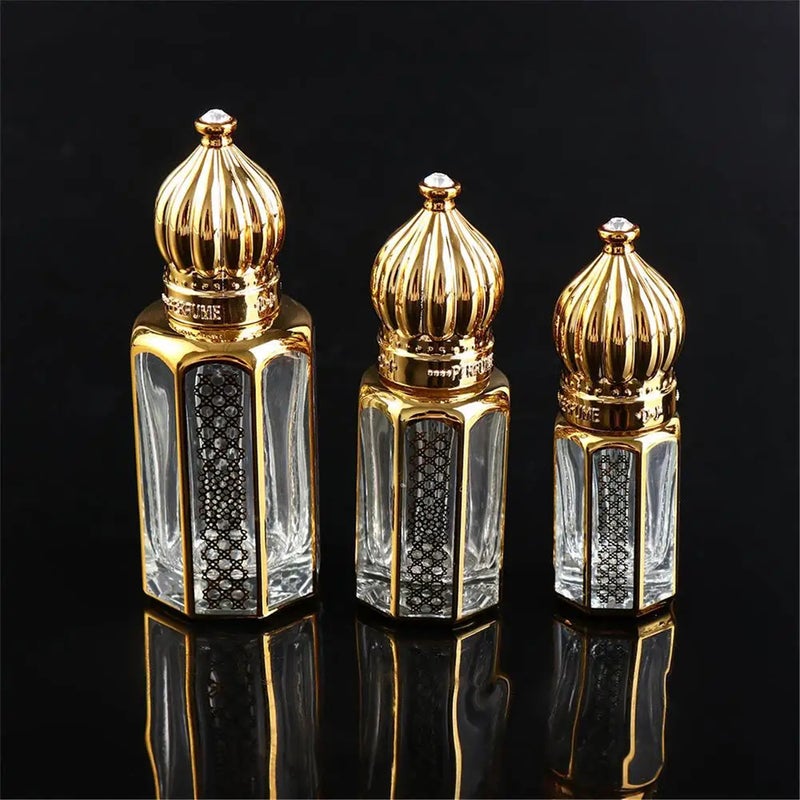 زجاجات عطر كريستال لعبوة الزيوت العطرية بحجم 3/6/12 مل - زجاجات عطر للسفر - قارنات عطر عينة - زجاجات عطر عربية - زجاجات عطر راقية - زجاجات زيوت عطرية فارغة - زجاجات عطر عربية دبي للسفر والعلاج بالمساج - Image 3