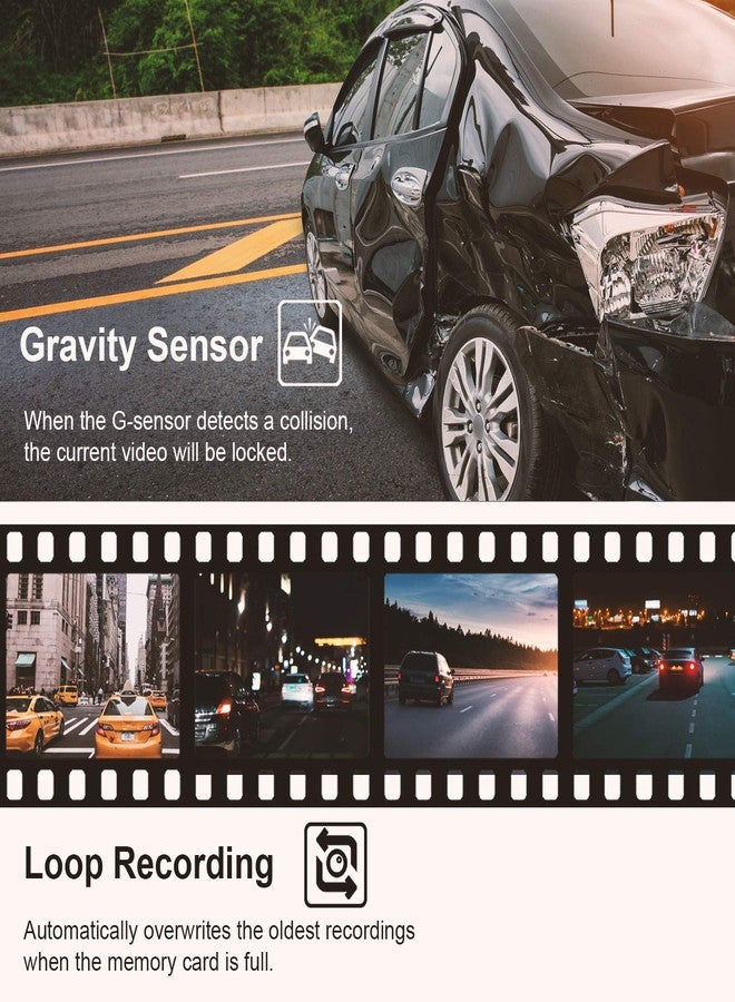 Rexing Dash Cam V1 Basic 1080P FHD DVR Car Driving Recorder with Sony Exmor Video Sensor, 2.4" LCD Screen 170°Wide Angle, G-Sensor, WDR, Parking Monitor, Loop Recording - Image 5