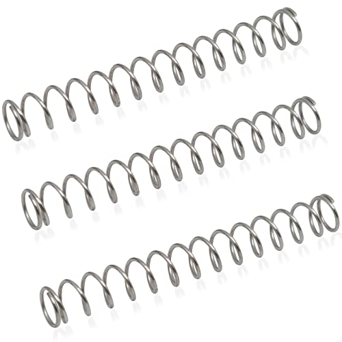 ERDANER Ballpoint Pen Compression Springs,Gel Pen Press Spring,Wire Diameter 0.4mm, Outer Diameter 4mm, Total Length 30mm(100pcs) - Image 1