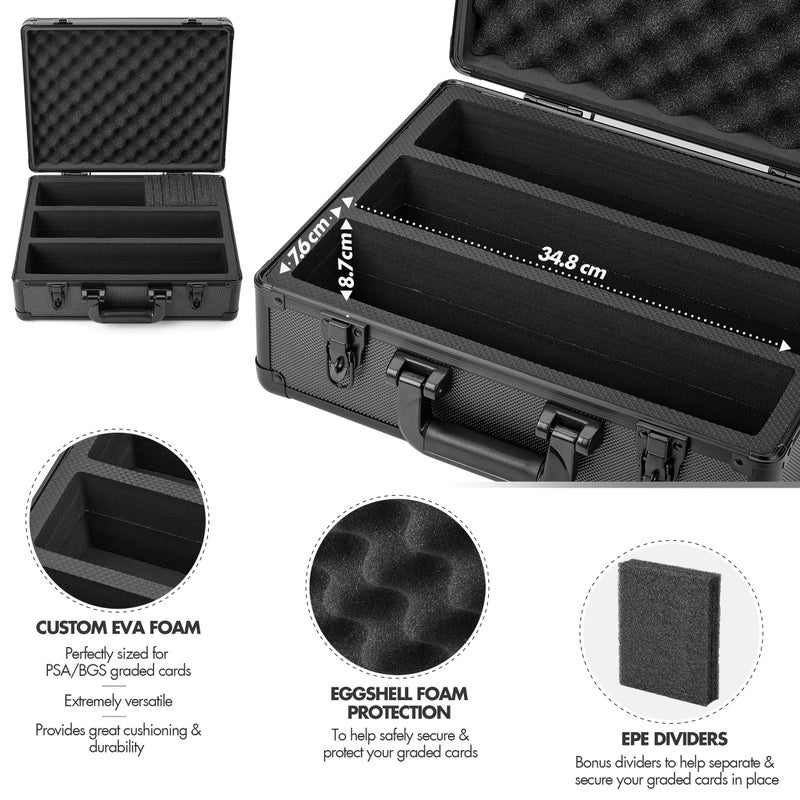 FunGuys Toploader Storage Box, Sports Card Storage Case, Top Loader Card Storage, Top Loader Storage Boxes, Trading Card Case Holds 600+ Card, One Touch Card Holder - Image 4