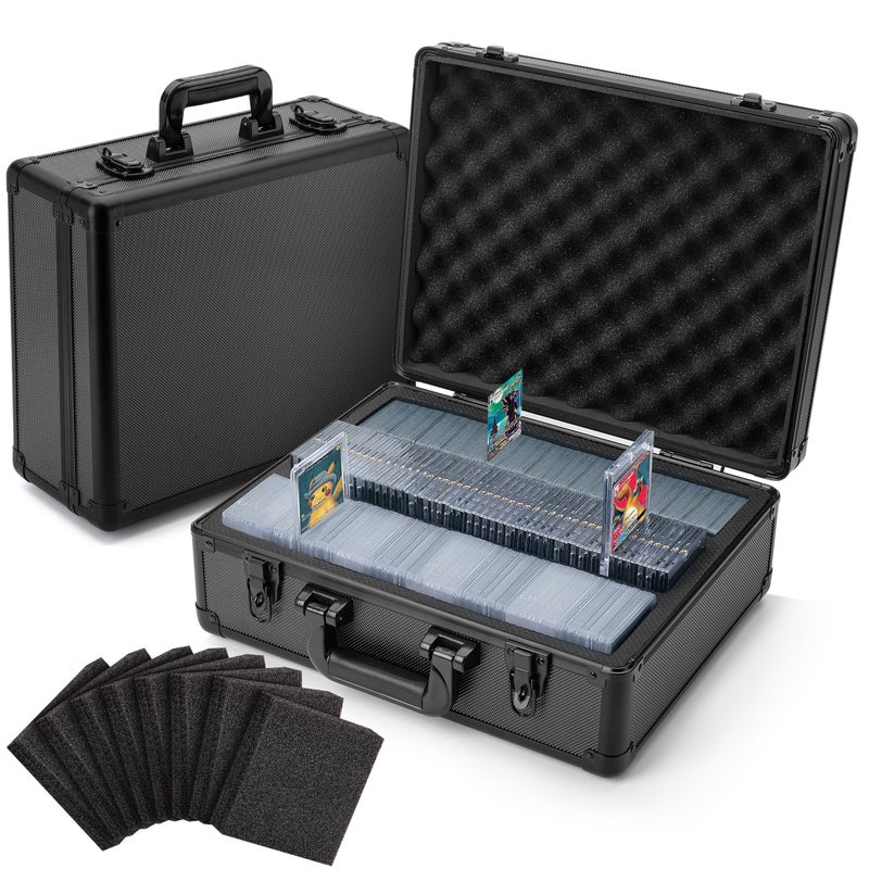 FunGuys Toploader Storage Box, Sports Card Storage Case, Top Loader Card Storage, Top Loader Storage Boxes, Trading Card Case Holds 600+ Card, One Touch Card Holder - Image 1