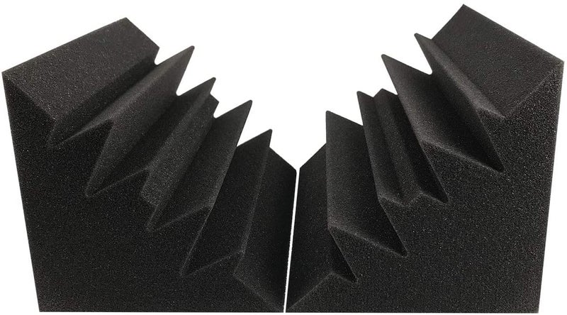 ATOOTFUSION Acoustic Foam Bass Trap Studio Foam 24" X 12" X 12" Soundproof Padding Wall Panels Corner Block Finish for Studios Home and Theater Density 32 (Count 02) - Image 5