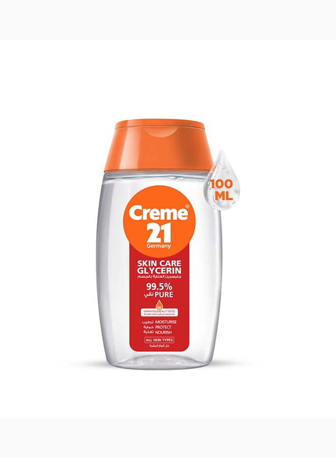 Creme 21 Pure Glycerin Oil | 99.5% Pure Glycerin Fast-Absorbing Moisturiser | Instant Comfort for Normal to Dry Skin | Lightweight & Non-Sticky Formula | Dermatologically Tested & Born in Germany - Image 1